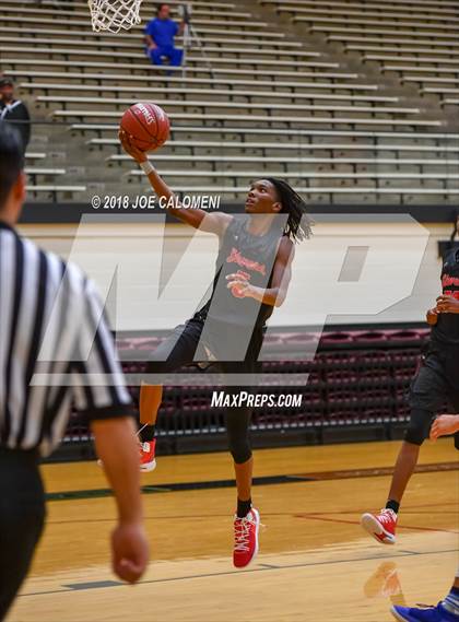 Thumbnail 2 in Plano West vs Stevens [John Paul] (NEISD/NISD Basketball Tournament) photogallery.
