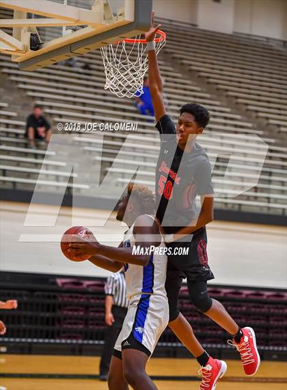 Thumbnail 3 in Plano West vs Stevens [John Paul] (NEISD/NISD Basketball Tournament) photogallery.
