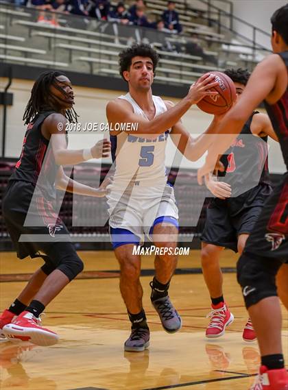 Thumbnail 2 in Plano West vs Stevens [John Paul] (NEISD/NISD Basketball Tournament) photogallery.