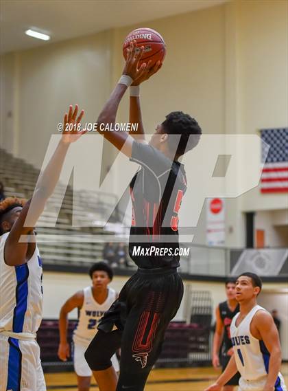Thumbnail 3 in Plano West vs Stevens [John Paul] (NEISD/NISD Basketball Tournament) photogallery.