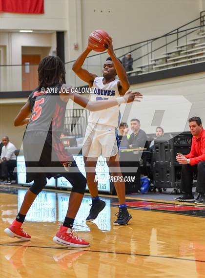 Thumbnail 2 in Plano West vs Stevens [John Paul] (NEISD/NISD Basketball Tournament) photogallery.