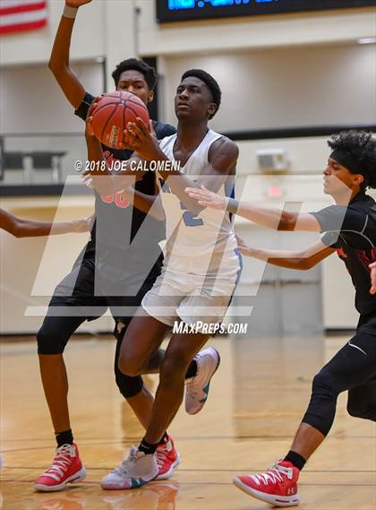 Thumbnail 1 in Plano West vs Stevens [John Paul] (NEISD/NISD Basketball Tournament) photogallery.