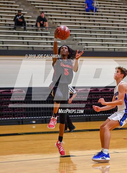Thumbnail 1 in Plano West vs Stevens [John Paul] (NEISD/NISD Basketball Tournament) photogallery.