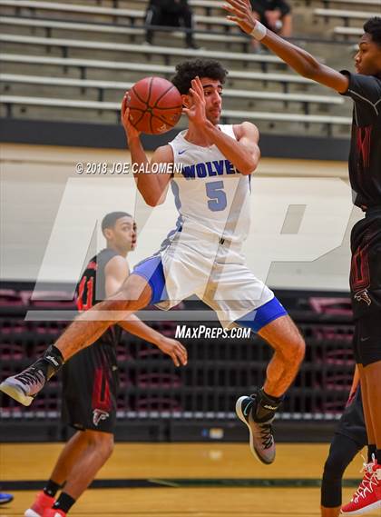 Thumbnail 1 in Plano West vs Stevens [John Paul] (NEISD/NISD Basketball Tournament) photogallery.