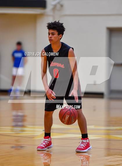 Thumbnail 2 in Plano West vs Stevens [John Paul] (NEISD/NISD Basketball Tournament) photogallery.