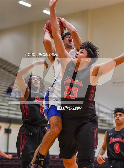 Thumbnail 2 in Plano West vs Stevens [John Paul] (NEISD/NISD Basketball Tournament) photogallery.