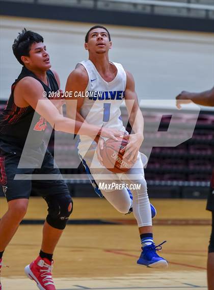 Thumbnail 1 in Plano West vs Stevens [John Paul] (NEISD/NISD Basketball Tournament) photogallery.