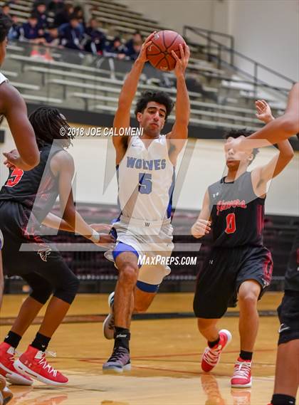 Thumbnail 1 in Plano West vs Stevens [John Paul] (NEISD/NISD Basketball Tournament) photogallery.