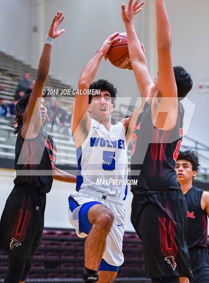 Thumbnail 3 in Plano West vs Stevens [John Paul] (NEISD/NISD Basketball Tournament) photogallery.