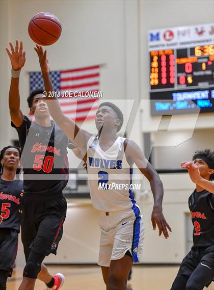 Thumbnail 3 in Plano West vs Stevens [John Paul] (NEISD/NISD Basketball Tournament) photogallery.