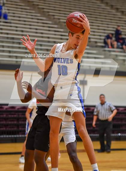 Thumbnail 1 in Plano West vs Stevens [John Paul] (NEISD/NISD Basketball Tournament) photogallery.