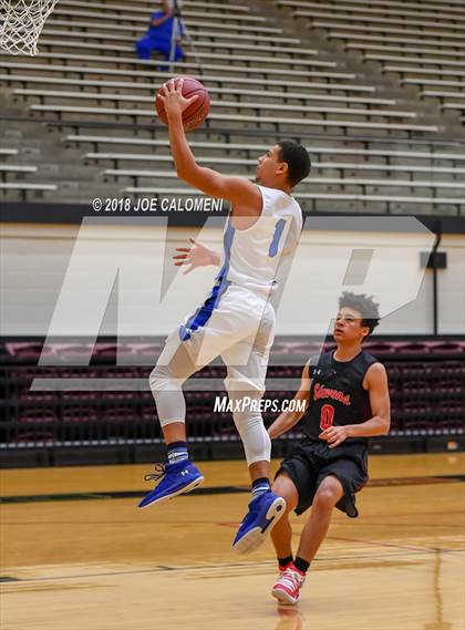 Thumbnail 1 in Plano West vs Stevens [John Paul] (NEISD/NISD Basketball Tournament) photogallery.
