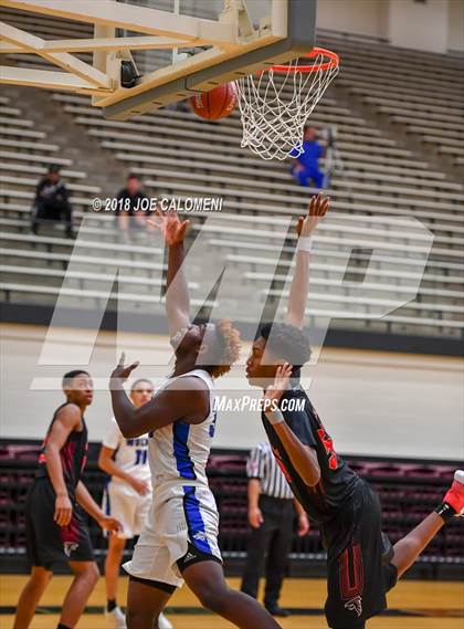 Thumbnail 2 in Plano West vs Stevens [John Paul] (NEISD/NISD Basketball Tournament) photogallery.