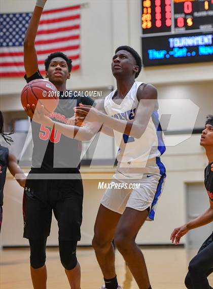 Thumbnail 1 in Plano West vs Stevens [John Paul] (NEISD/NISD Basketball Tournament) photogallery.