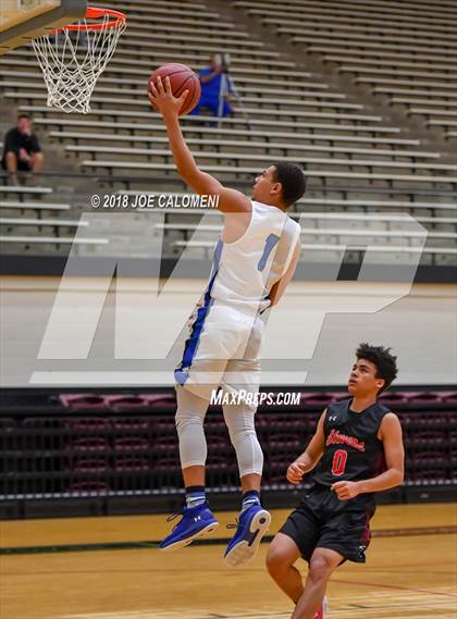 Thumbnail 2 in Plano West vs Stevens [John Paul] (NEISD/NISD Basketball Tournament) photogallery.
