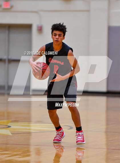 Thumbnail 1 in Plano West vs Stevens [John Paul] (NEISD/NISD Basketball Tournament) photogallery.