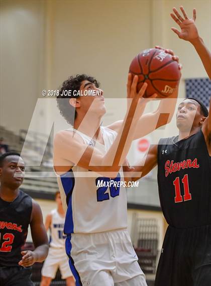 Thumbnail 3 in Plano West vs Stevens [John Paul] (NEISD/NISD Basketball Tournament) photogallery.