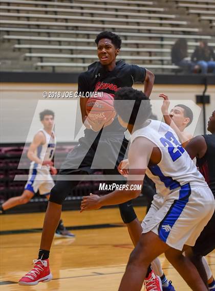 Thumbnail 1 in Plano West vs Stevens [John Paul] (NEISD/NISD Basketball Tournament) photogallery.