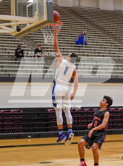 Thumbnail 1 in Plano West vs Stevens [John Paul] (NEISD/NISD Basketball Tournament) photogallery.