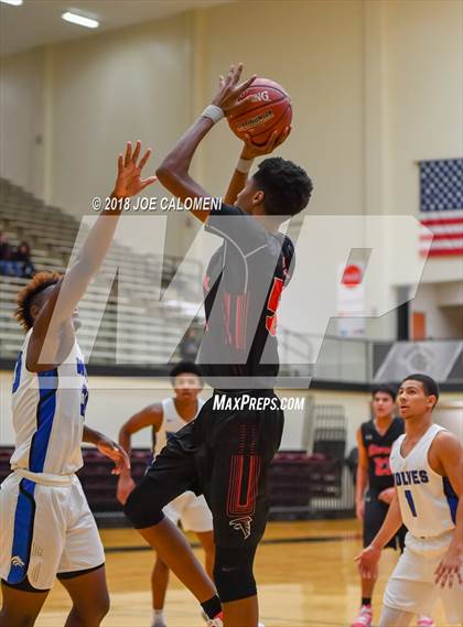 Thumbnail 2 in Plano West vs Stevens [John Paul] (NEISD/NISD Basketball Tournament) photogallery.