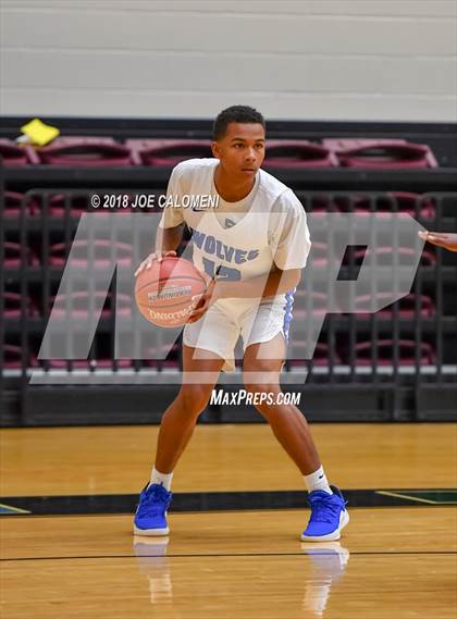 Thumbnail 2 in Plano West vs Stevens [John Paul] (NEISD/NISD Basketball Tournament) photogallery.