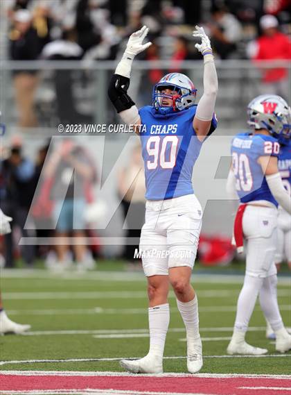 Thumbnail 2 in Westlake vs. North Shore (UIL Football 6A Semifinal Playoff) photogallery.