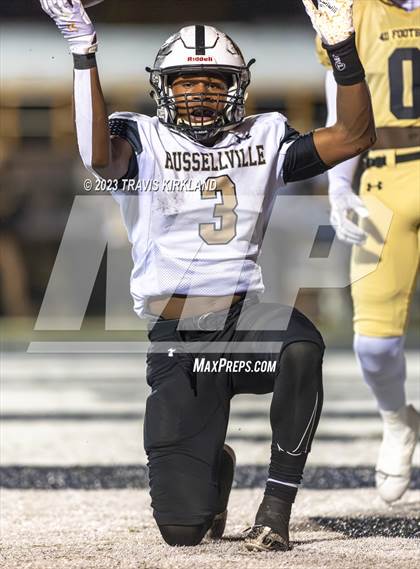Thumbnail 2 in Russellville @ Moody (AHSAA 5A Round 2) photogallery.