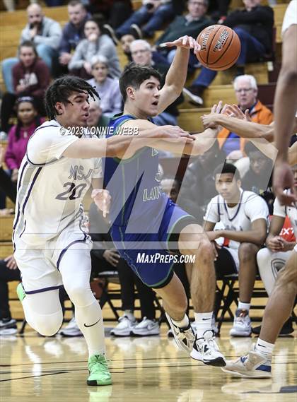 Thumbnail 1 in North Laurel vs Mount St. Joseph (Spalding Hoophall Classic) photogallery.