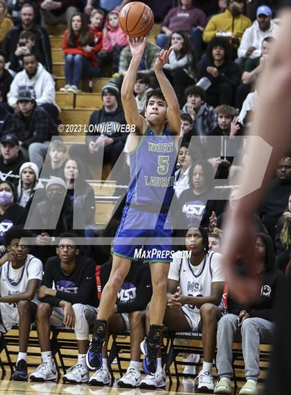 Thumbnail 1 in North Laurel vs Mount St. Joseph (Spalding Hoophall Classic) photogallery.