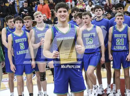 Thumbnail 1 in North Laurel vs Mount St. Joseph (Spalding Hoophall Classic) photogallery.
