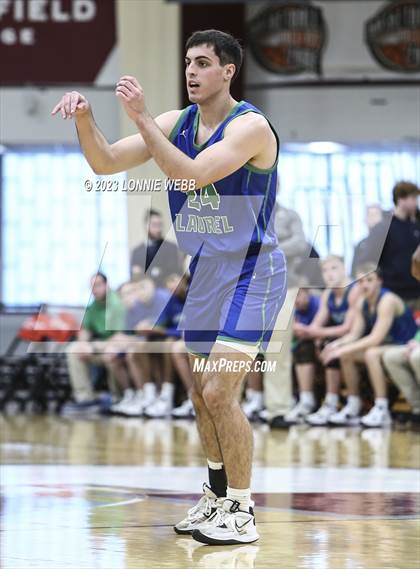Thumbnail 2 in North Laurel vs Mount St. Joseph (Spalding Hoophall Classic) photogallery.