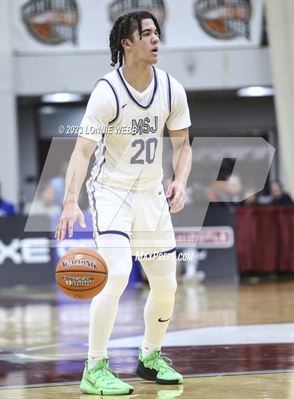 Thumbnail 2 in North Laurel vs Mount St. Joseph (Spalding Hoophall Classic) photogallery.