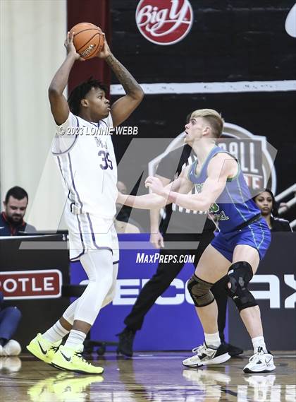 Thumbnail 2 in North Laurel vs Mount St. Joseph (Spalding Hoophall Classic) photogallery.