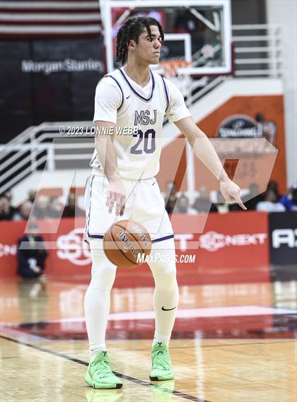 Thumbnail 3 in North Laurel vs Mount St. Joseph (Spalding Hoophall Classic) photogallery.