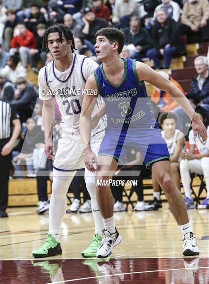 Thumbnail 1 in North Laurel vs Mount St. Joseph (Spalding Hoophall Classic) photogallery.