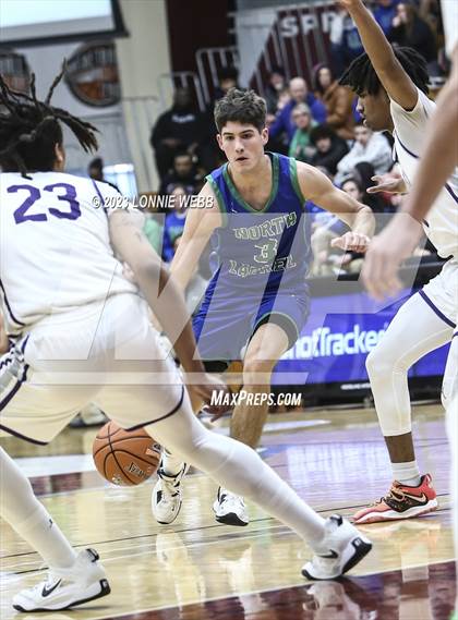 Thumbnail 2 in North Laurel vs Mount St. Joseph (Spalding Hoophall Classic) photogallery.