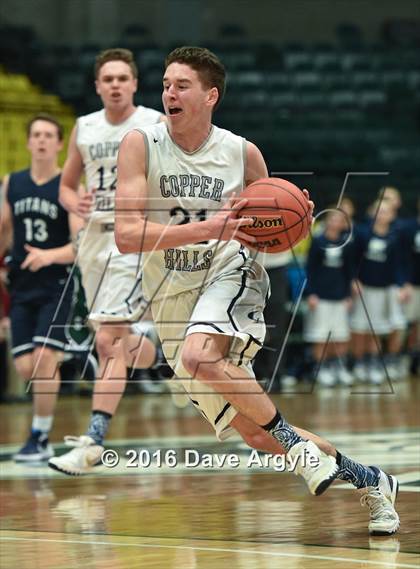 Thumbnail 1 in Syracuse vs. Copper Hills (UHSAA 5A Tournament) photogallery.