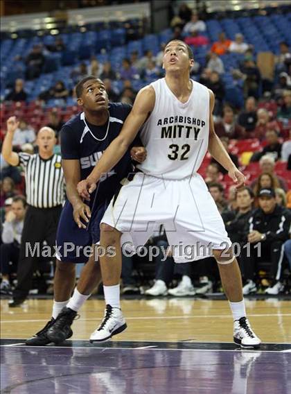 Thumbnail 2 in Archbishop Mitty vs. Summit (CIF State D2 Final) photogallery.