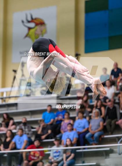 Thumbnail 1 in CHSAA 4A Boys Diving - State Championship photogallery.