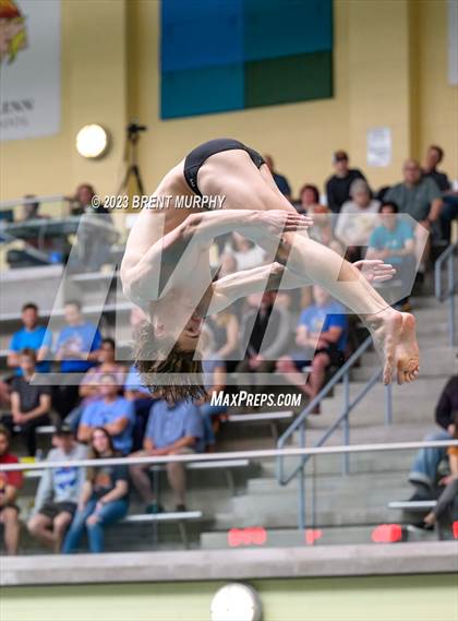 Thumbnail 3 in CHSAA 4A Boys Diving - State Championship photogallery.