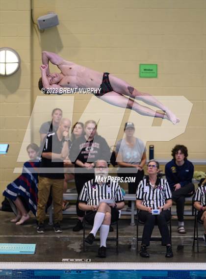 Thumbnail 1 in CHSAA 4A Boys Diving - State Championship photogallery.
