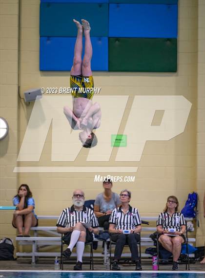 Thumbnail 1 in CHSAA 4A Boys Diving - State Championship photogallery.