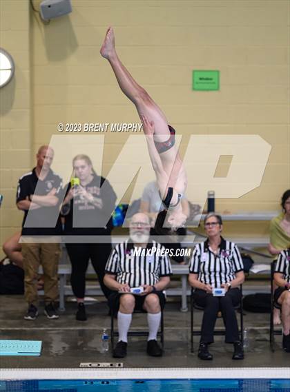 Thumbnail 1 in CHSAA 4A Boys Diving - State Championship photogallery.