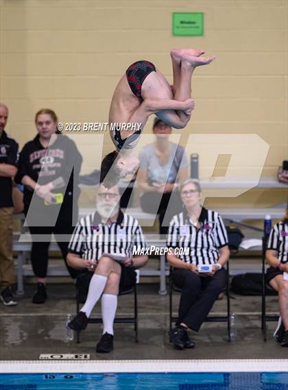 Thumbnail 2 in CHSAA 4A Boys Diving - State Championship photogallery.