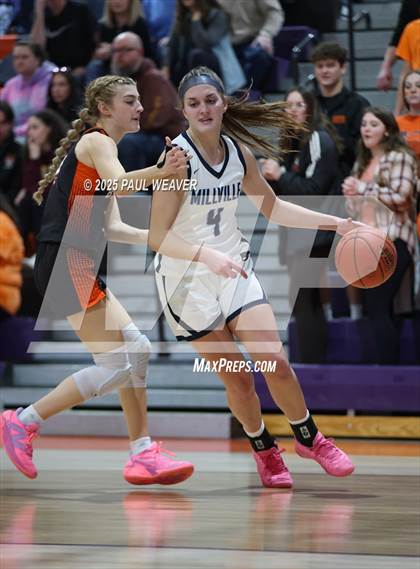 Thumbnail 1 in Millville vs. Benton (PIAA District 4 Class A Semifinal) photogallery.