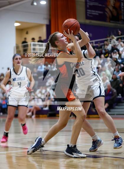 Thumbnail 3 in Millville vs. Benton (PIAA District 4 Class A Semifinal) photogallery.