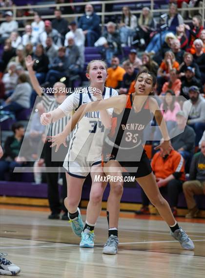 Thumbnail 2 in Millville vs. Benton (PIAA District 4 Class A Semifinal) photogallery.
