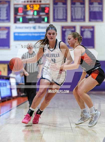Thumbnail 1 in Millville vs. Benton (PIAA District 4 Class A Semifinal) photogallery.