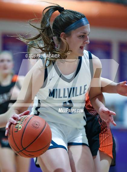 Thumbnail 1 in Millville vs. Benton (PIAA District 4 Class A Semifinal) photogallery.