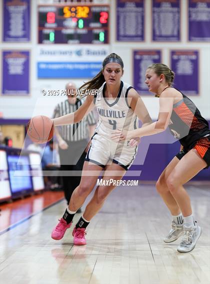 Thumbnail 3 in Millville vs. Benton (PIAA District 4 Class A Semifinal) photogallery.